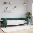 Moderne slaapbank met onderschuifbed voor praktische woon- en slaapkamer - Donkergroen / 100 x 200 cm / zonder matras