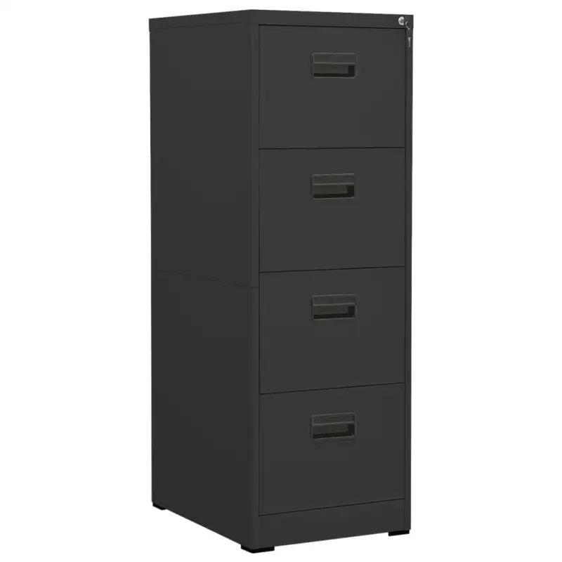 Moderne Stalen Archiefkast voor Documentopslag - Antraciet / 46 x 62 x 133 cm / 1 - Archiefkasten