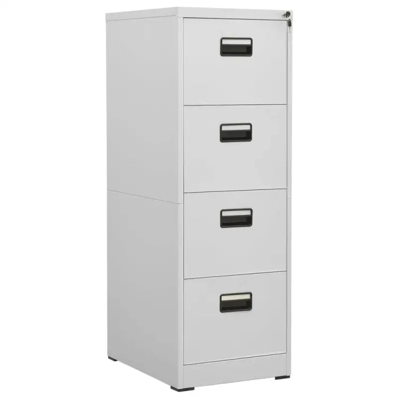 Moderne Stalen Archiefkast voor Documentopslag - Lichtgrijs / 46 x 62 x 133 cm / 1 - Archiefkasten