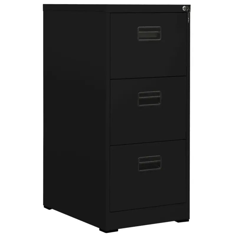 Moderne Stalen Archiefkast voor Documentopslag - Zwart / 46 x 62 x 102.5 cm / 1 - Archiefkasten