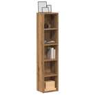 Moderne stijl CD en DVD kast voor een praktische woonkamer toevoeging - artisanaal eikenkleurig / 2 - Cd- & dvd-kasten