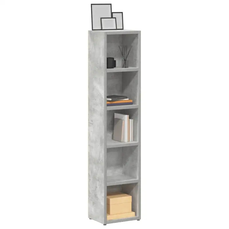 Moderne stijl CD en DVD kast voor een praktische woonkamer toevoeging - Betongrijs / 2 - Cd- & dvd-kasten