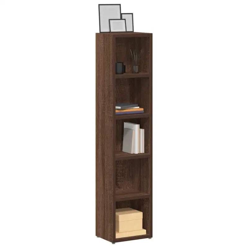 Moderne stijl CD en DVD kast voor een praktische woonkamer toevoeging - bruin eikenkleur / 2 - Cd- & dvd-kasten