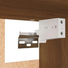 Moderne stijl hangende tv-meubels in bewerkt hout - Tv-meubels