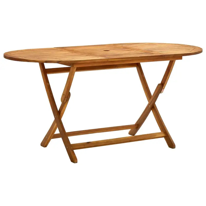 Moderne tuin eettafel van massief acaciahout voor een luxe sfeer - Tuintafels