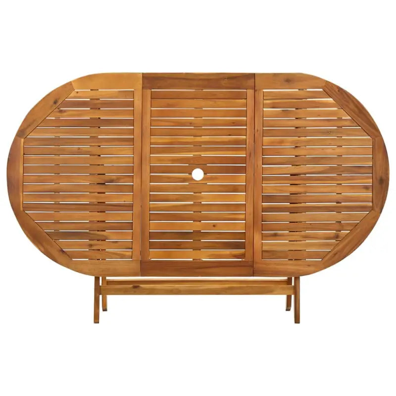 Moderne tuin eettafel van massief acaciahout voor een luxe sfeer - Tuintafels