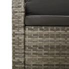 Moderne tuinset met poly rattan en comfortabele afmetingen zitting - Tuinsets