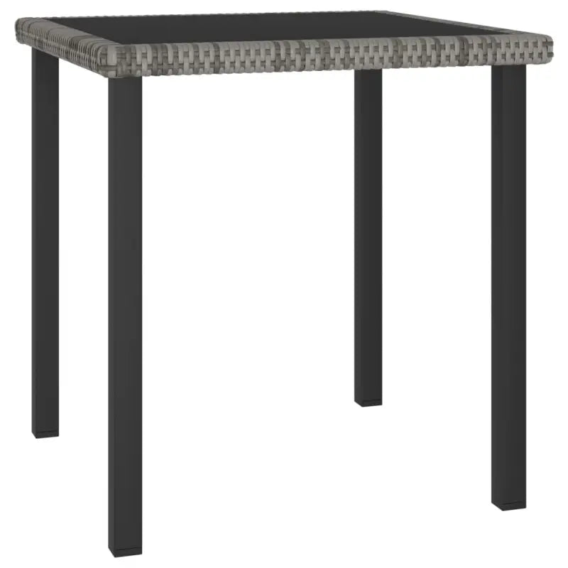 Moderne tuinset met poly rattan en gepoedercoat staal - Tuinsets