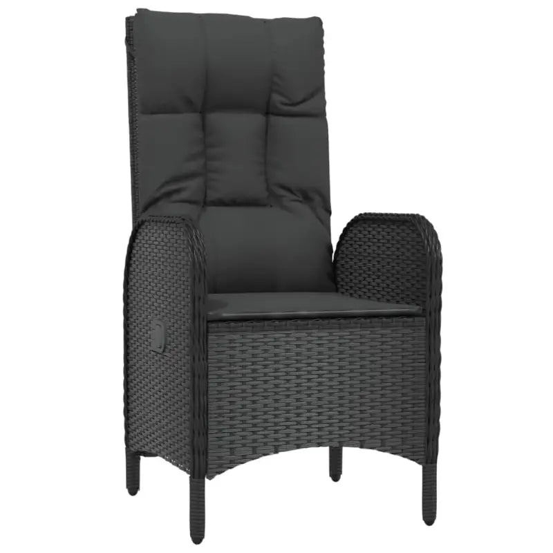 Moderne tuinset van poly rattan met gehard glas en eenvoudig schoon - Tuinsets