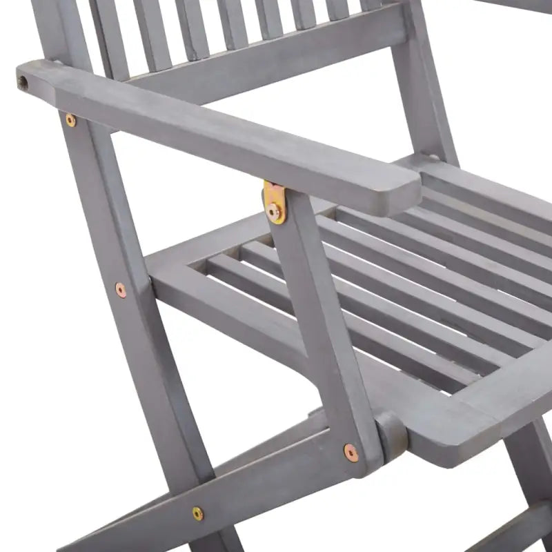 Moderne tuinstoelen van massief acaciahout voor buitengebruik - Tuinstoelen