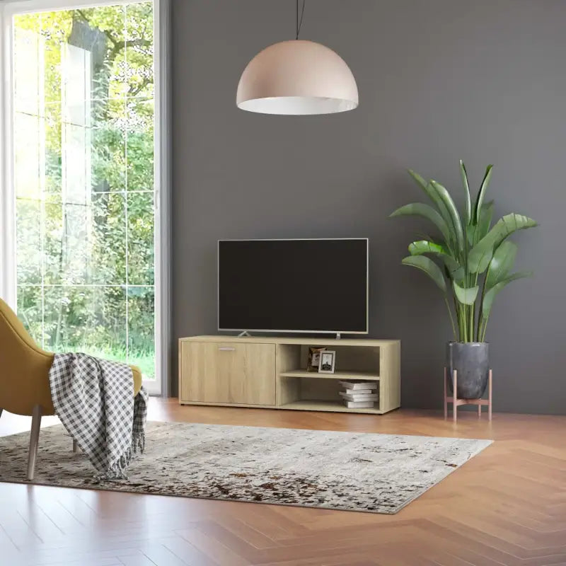 Moderne TV-meubels van bewerkt hout voor elk interieur - Sonoma eiken / 1 - Tv-meubels