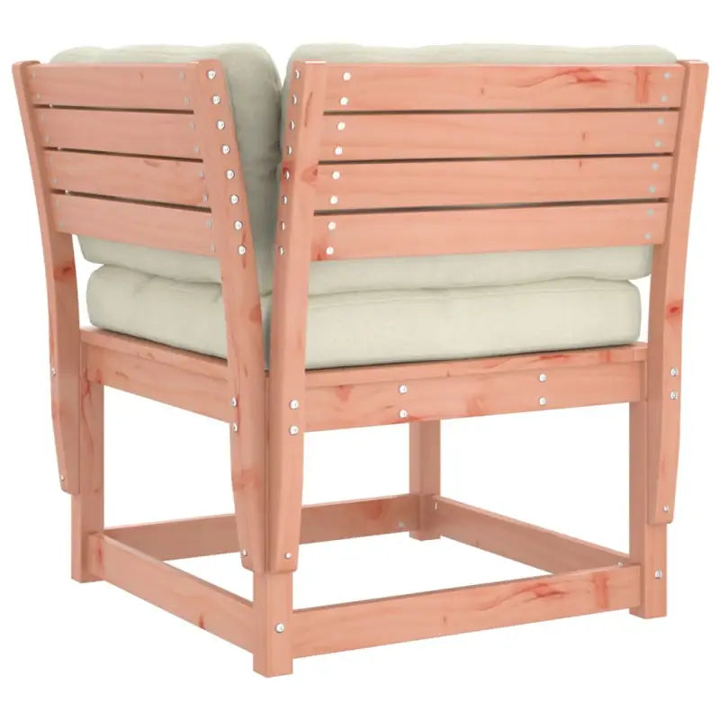 Modulair loungeset van massief douglashout met ruime afmetingen zitting - Tuinsets