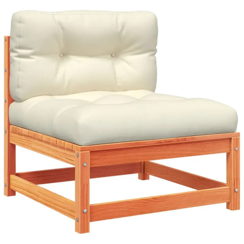 Modulair loungeset van massief grenenhout voor een comfortabele zitervaring - Tuinsets