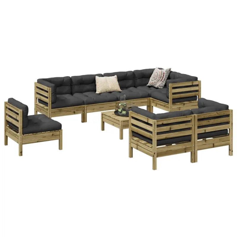 Modulair loungeset voor een comfortabele zitervaring in je tuin of terras - Tuinsets