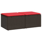 Modulair poly rattan loungeset met waterdichte tas voor buitenplezier - Tuinsets