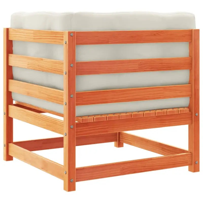 Modulair tuinset van massief grenenhout voor een comfortabele zitervaring - Tuinsets