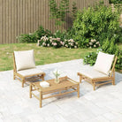 Modulaire Bamboe Tuinstoelen voor een stijlvolle buitenruimte - Modulaire tuinbanken