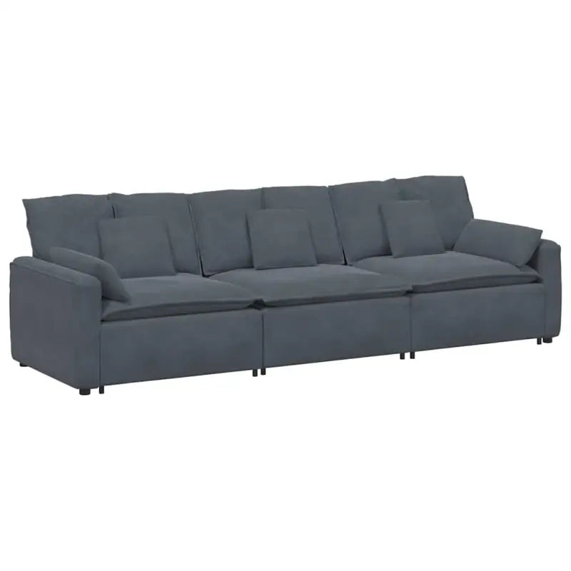 Modulaire bank met elegante armleuning en perfecte totale afmetingen - Bankelementen