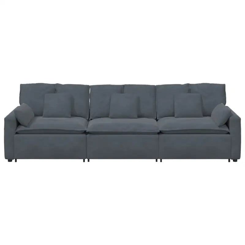 Modulaire bank met elegante armleuning en perfecte totale afmetingen - Bankelementen