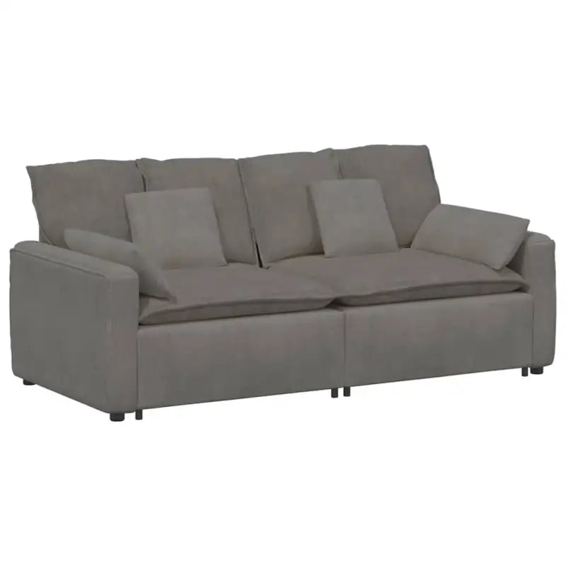 Modulaire bank met elegante armleuningen en perfecte totale afmetingen - Bankelementen