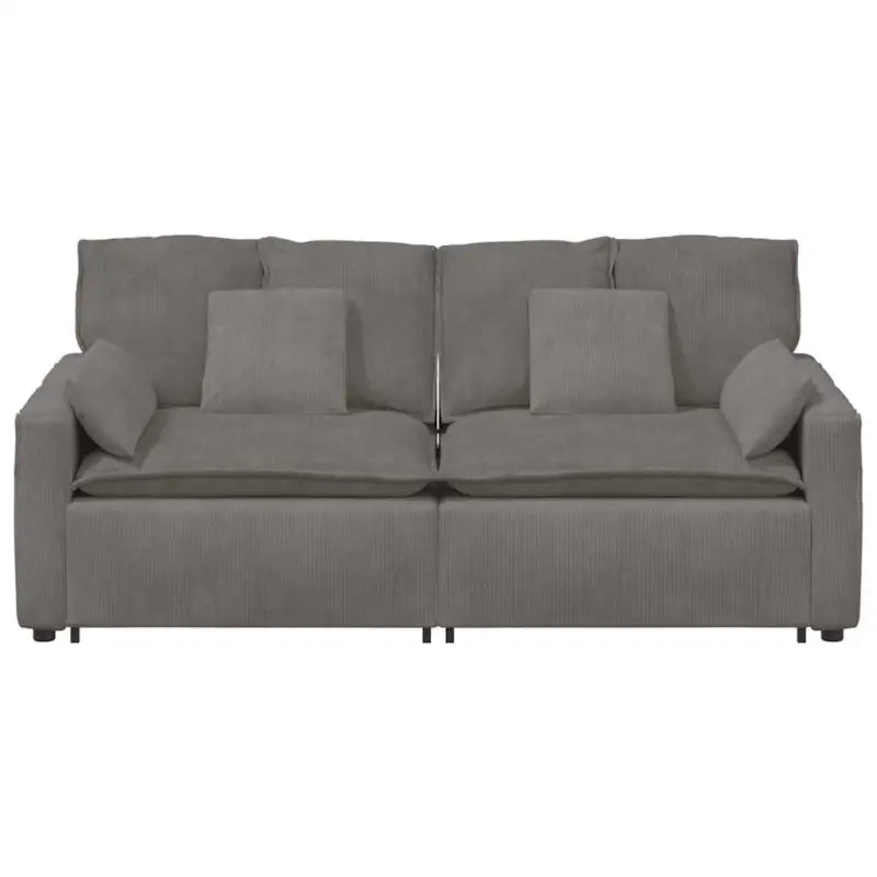 Modulaire bank met elegante armleuningen en perfecte totale afmetingen - Bankelementen
