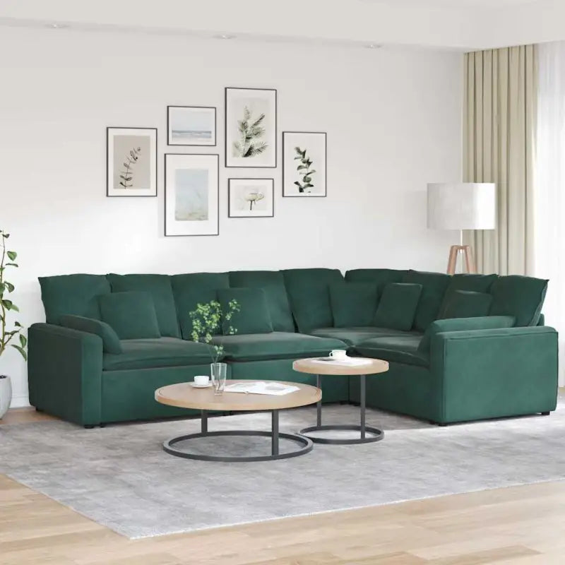 Modulaire bank met elegante design en afmetingen zitting voor elke woonkamer - Bankelementen