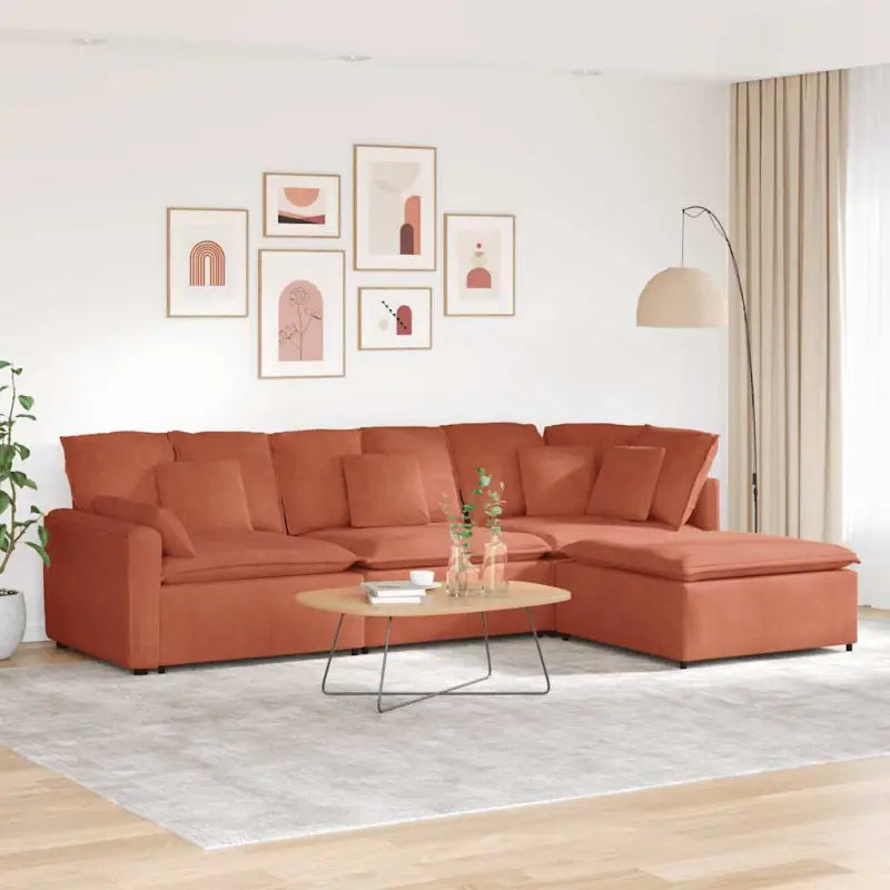 Modulaire bank met elegante vormgeving en perfecte afmetingen zitting - Bankelementen