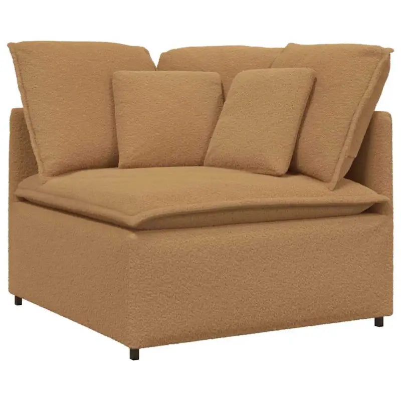 Modulaire bank met gekrulde wolachtige afmetingen en elegant design - Bankelementen