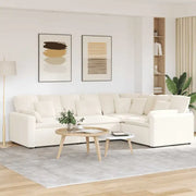 Modulaire bank met gekrulde wolachtige zitting en elegante afmetingen - Bankelementen