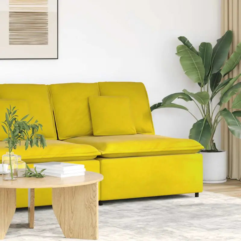 Modulaire bankelementen voor dagelijks gebruik en elegant comfort - Geel / centre sofa - Bankelementen