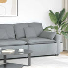 Modulaire hoekmodule voor bankgebruik en stijlvolle zithoeken - Lichtgrijs / end sofa - Bankelementen