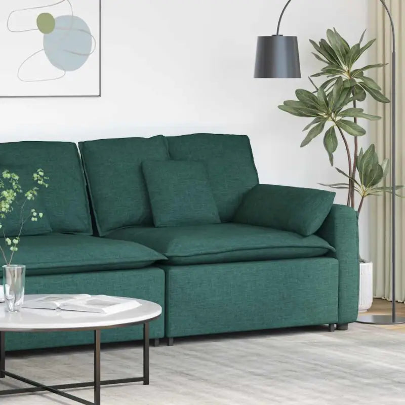Modulaire hoekmodule voor bankgebruik en stijlvolle zithoeken - Donkergroen / end sofa - Bankelementen