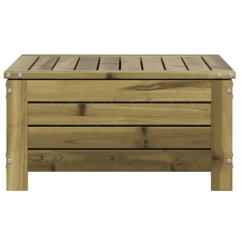 Modulaire houten tuinbank met kussen voor terras en tuinfeesten - Modulaire tuinbanken