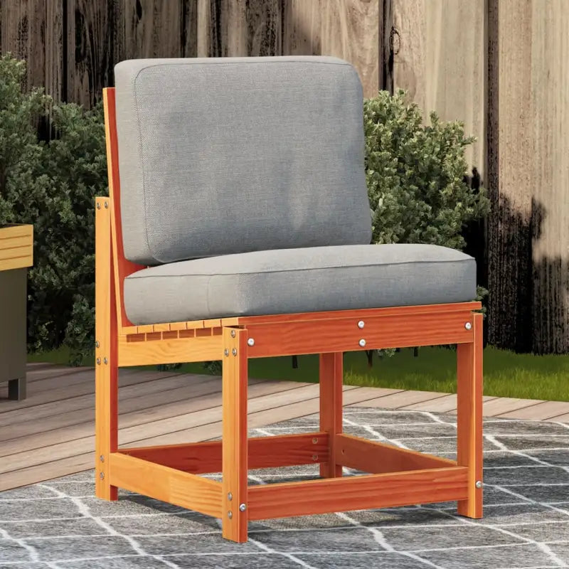 Modulaire houten tuinstoel van massief grenenhout voor je tuin of terras - Modulaire tuinbanken