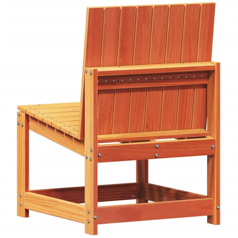 Modulaire houten tuinstoel van massief grenenhout voor je tuin of terras - Modulaire tuinbanken