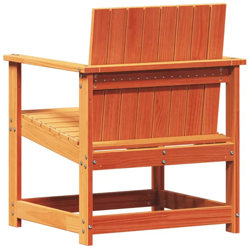 Modulaire houten tuinstoel van massief grenenhout voor je tuin of terras - Modulaire tuinbanken