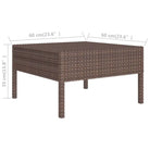 Modulaire loungeset met voetensteun en tafel voor ultiem tuincomfort - Tuinsets