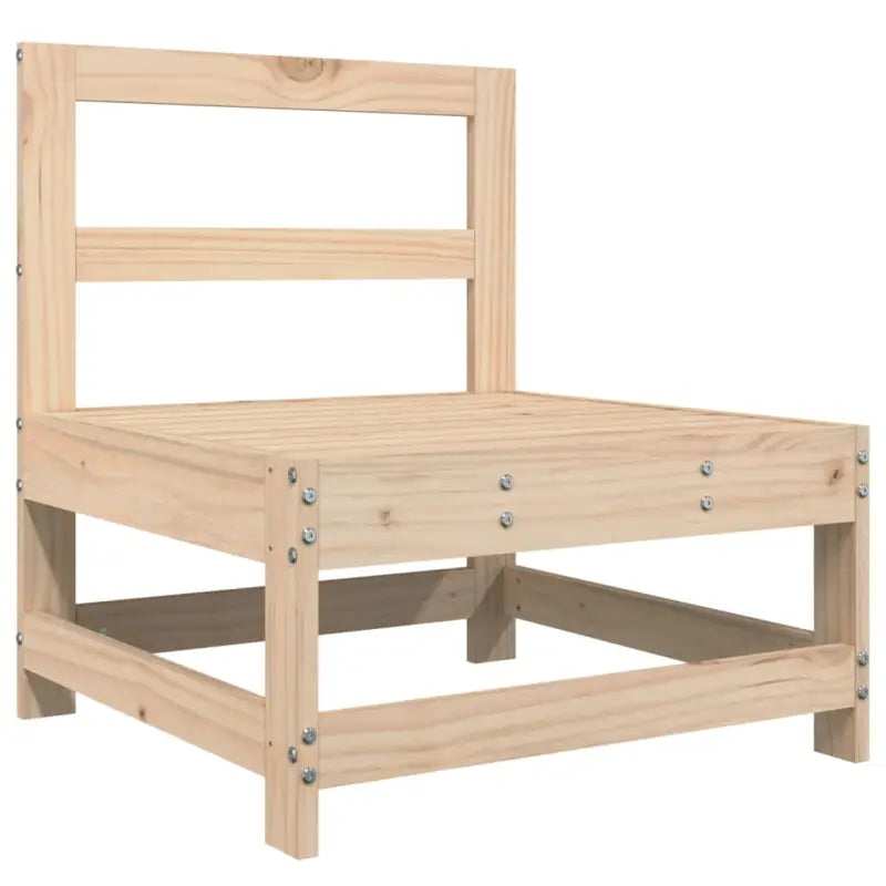 Modulaire loungeset van massief grenenhout voor in de tuin - Tuinsets