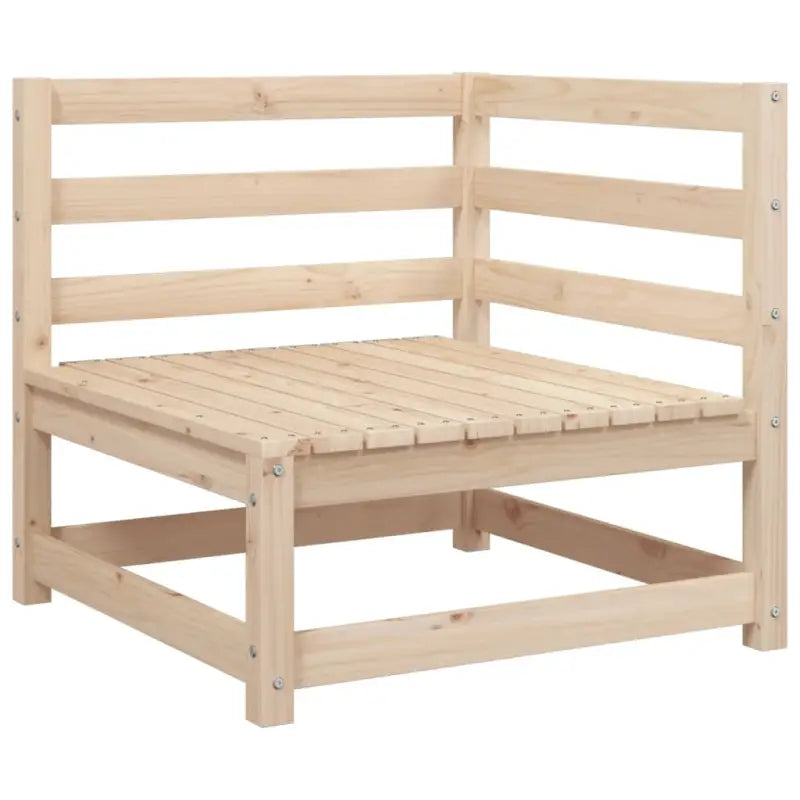 Modulaire loungeset van massief grenenhout voor tuin en terras - Tuinsets