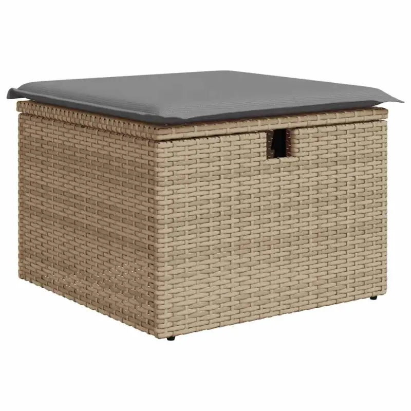 Modulaire poly rattan loungeset met waterdichte tas voor elk terras - Tuinsets