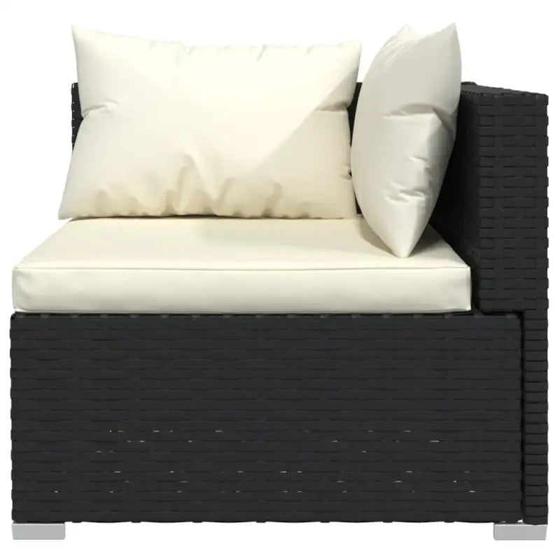 Modulaire poly rattan tuinset met comfortabele zitkussens en instelbare diepte - Tuinsets