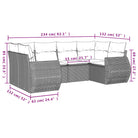 Modulaire tuinbank in grijs materiaal met gepoedercoat staal afmetingen - Modulaire tuinbanken