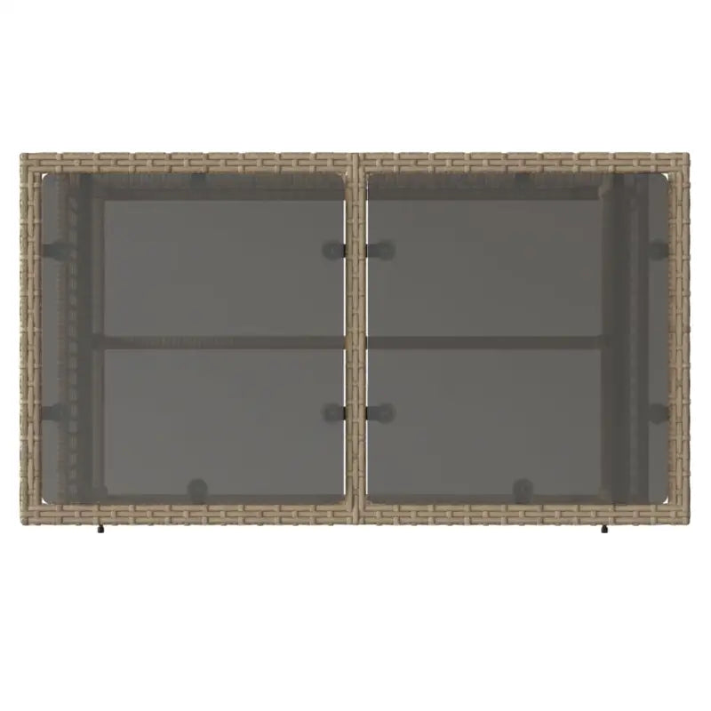 Modulaire tuinbank met beige materiaal en gepoedercoat staal afmetingen - Modulaire tuinbanken