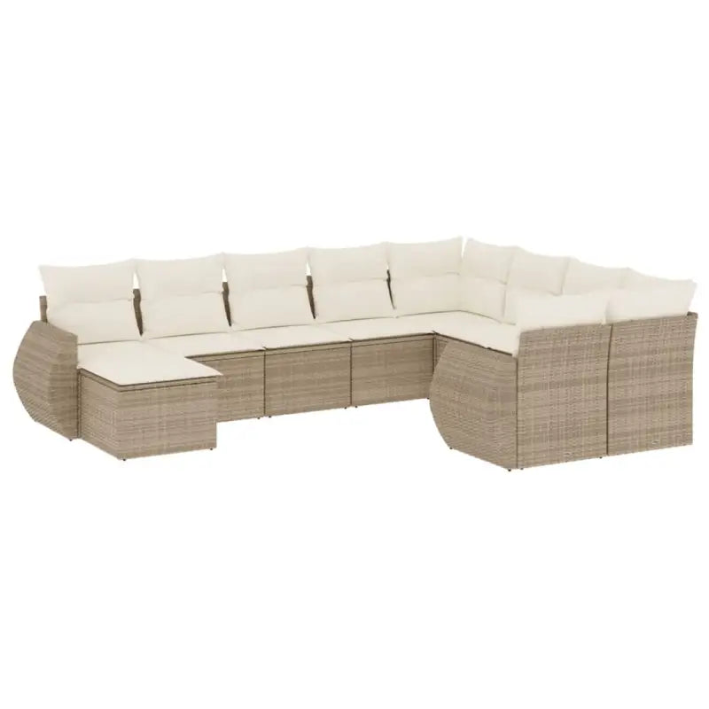 Modulaire tuinbank met beige materiaal en gepoedercoat staal afmetingen - Modulaire tuinbanken