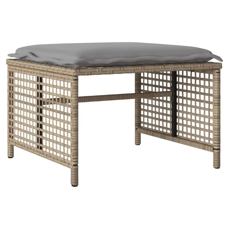 Modulaire tuinbank met beige materiaal en gepoedercoat staal afmetingen - Modulaire tuinbanken