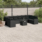 Modulaire tuinbank met gepoedercoat staal afmetingen en waterdichte tas - Zwart / 1 / Met tafel - Modulaire tuinbanken