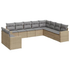 Modulaire tuinbank met gepoedercoat staal en waterdichte tas in beige materiaal - Modulaire tuinbanken