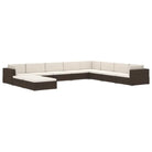 Modulaire tuinbank met gepoedercoat stalen frame voor buitengebruik - Modulaire tuinbanken