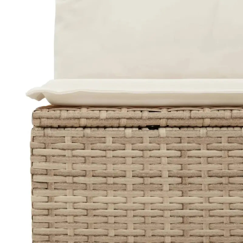 Modulaire tuinbank met poly rattan en comfortabele zitervaring - Modulaire tuinbanken