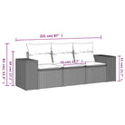 Modulaire tuinbank met poly rattan en comfortabele zitervaring - Modulaire tuinbanken